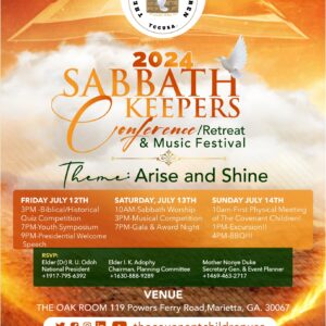 Sabbath Keepers Conference 2024